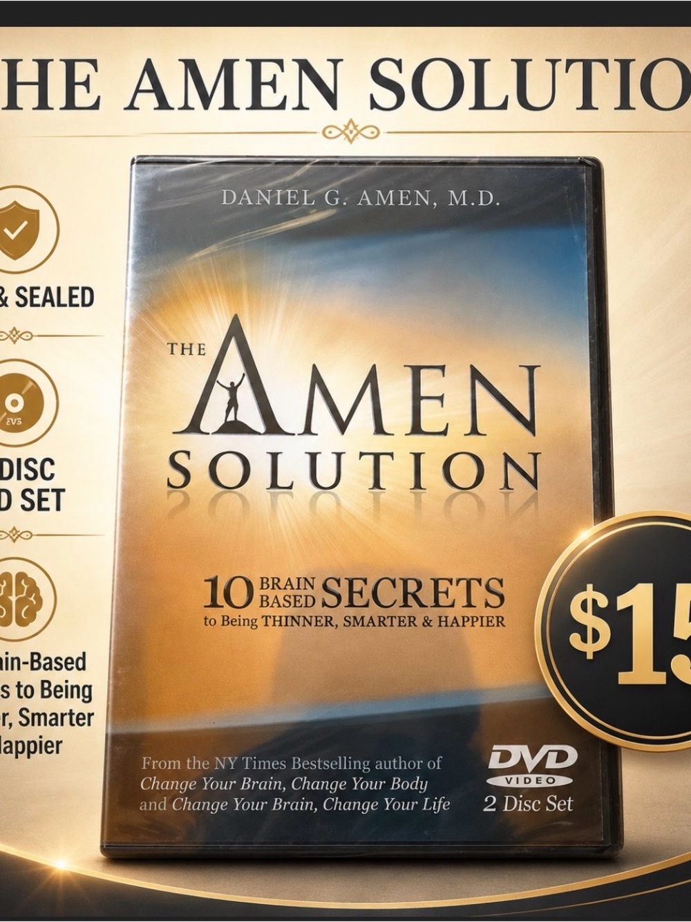 The Amen Solution DVD Set - Gold/Black